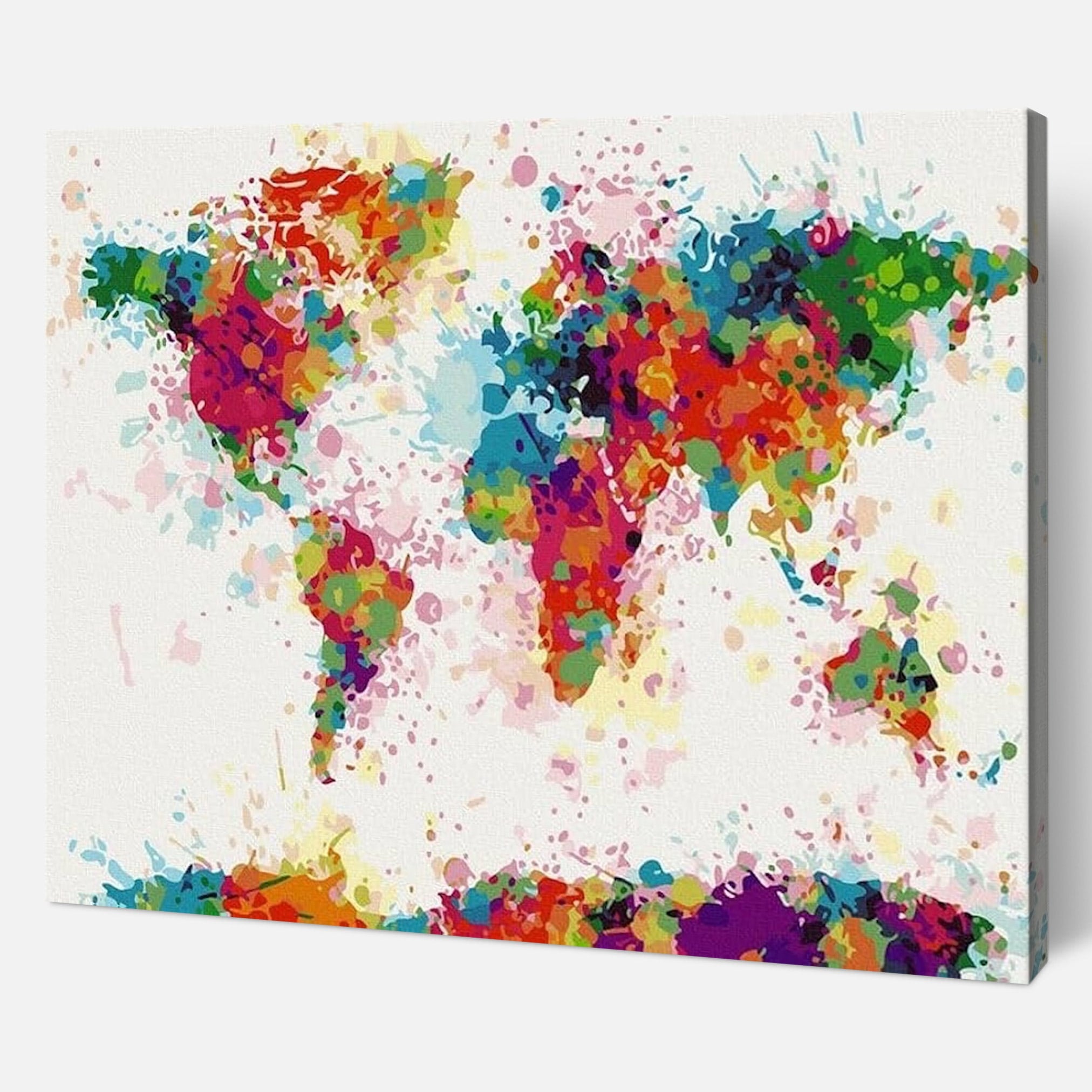 Colorful World Map
