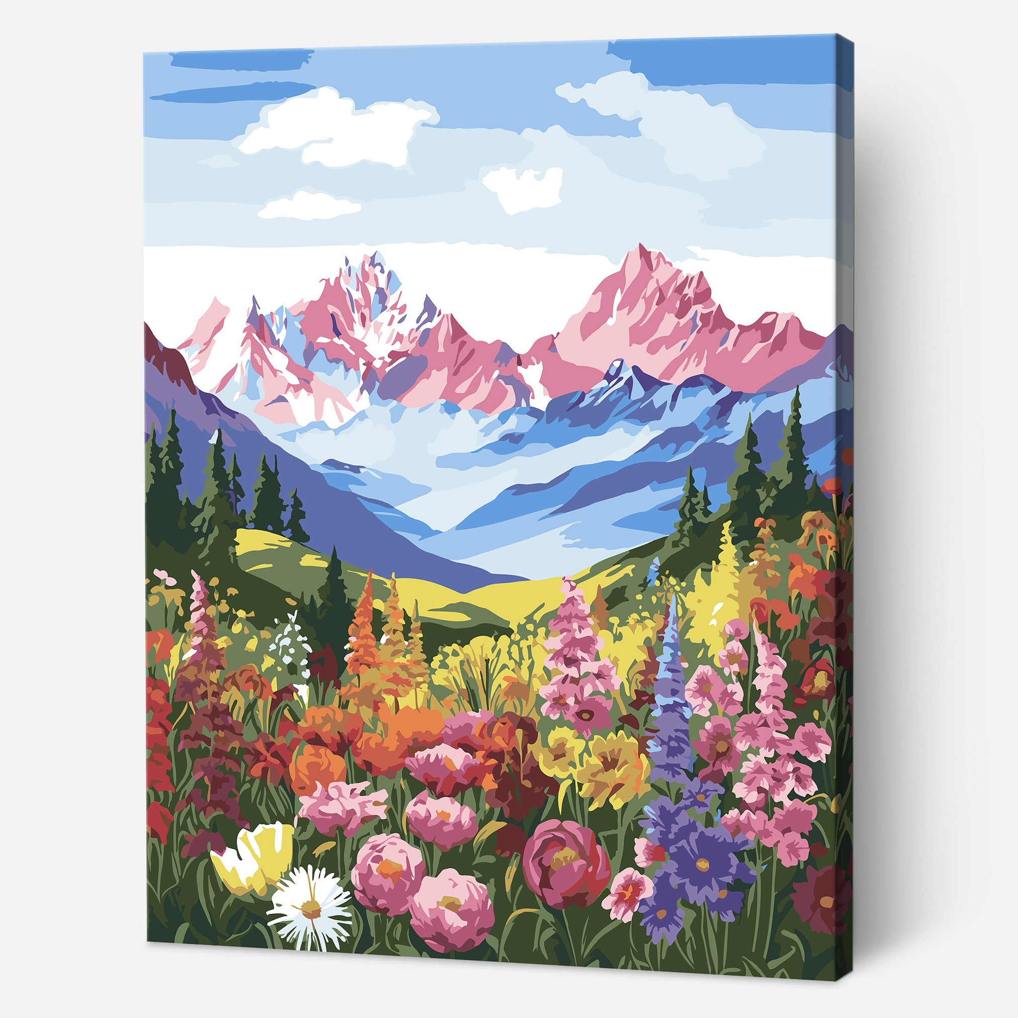 At the foot of the Mountains