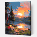 Evening by the water's edge