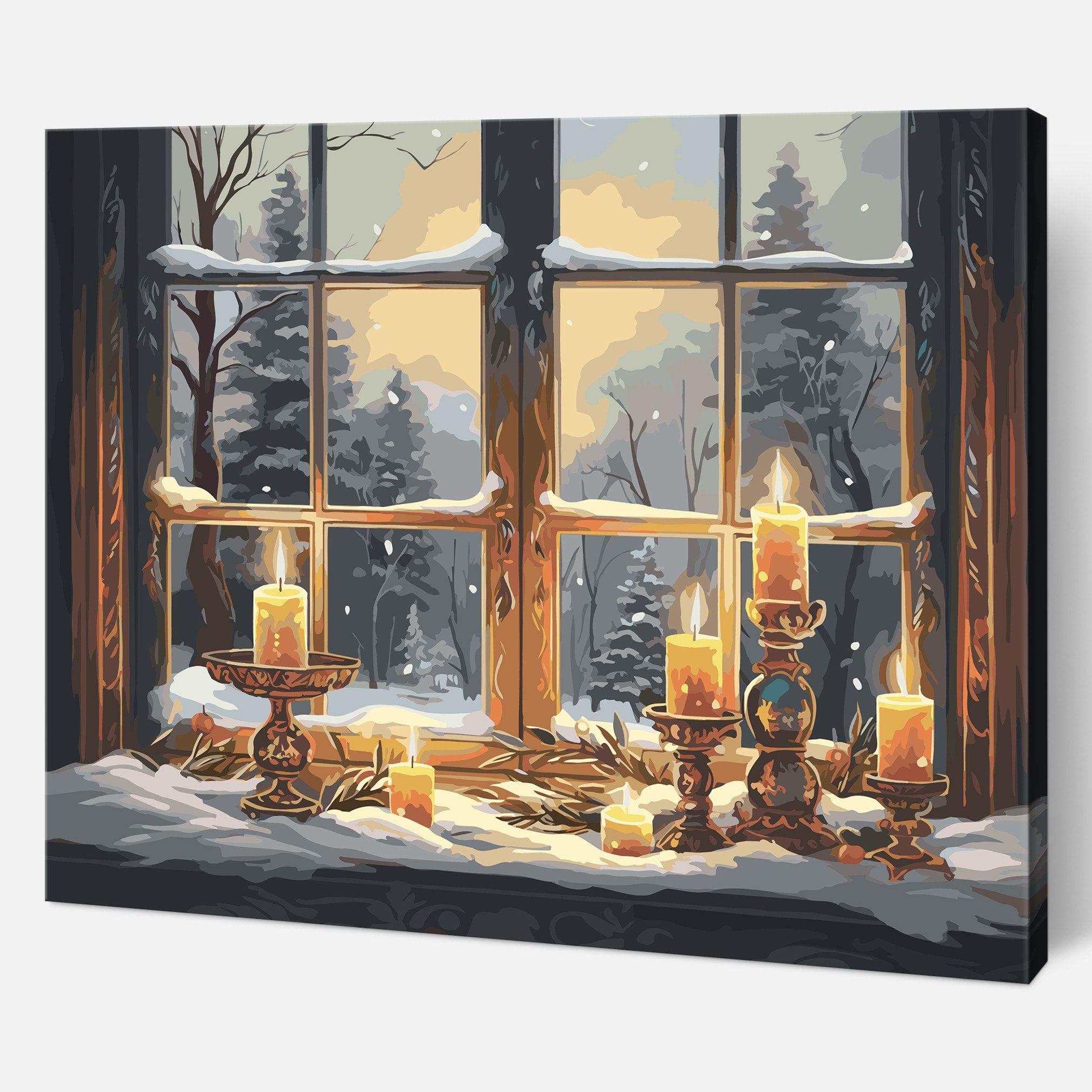 Cozy Candle Glow