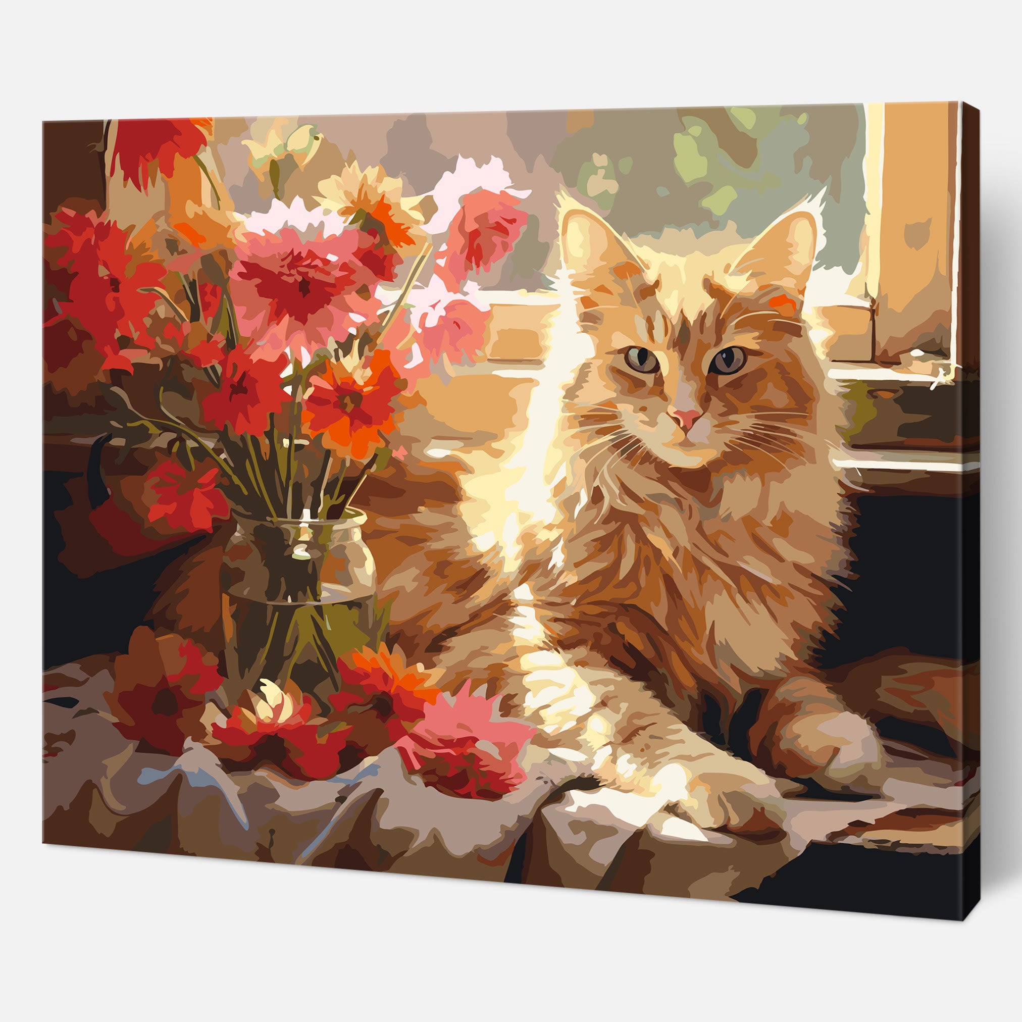Fluffy Ginger Cat