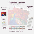 Paint By Numbers Peacock