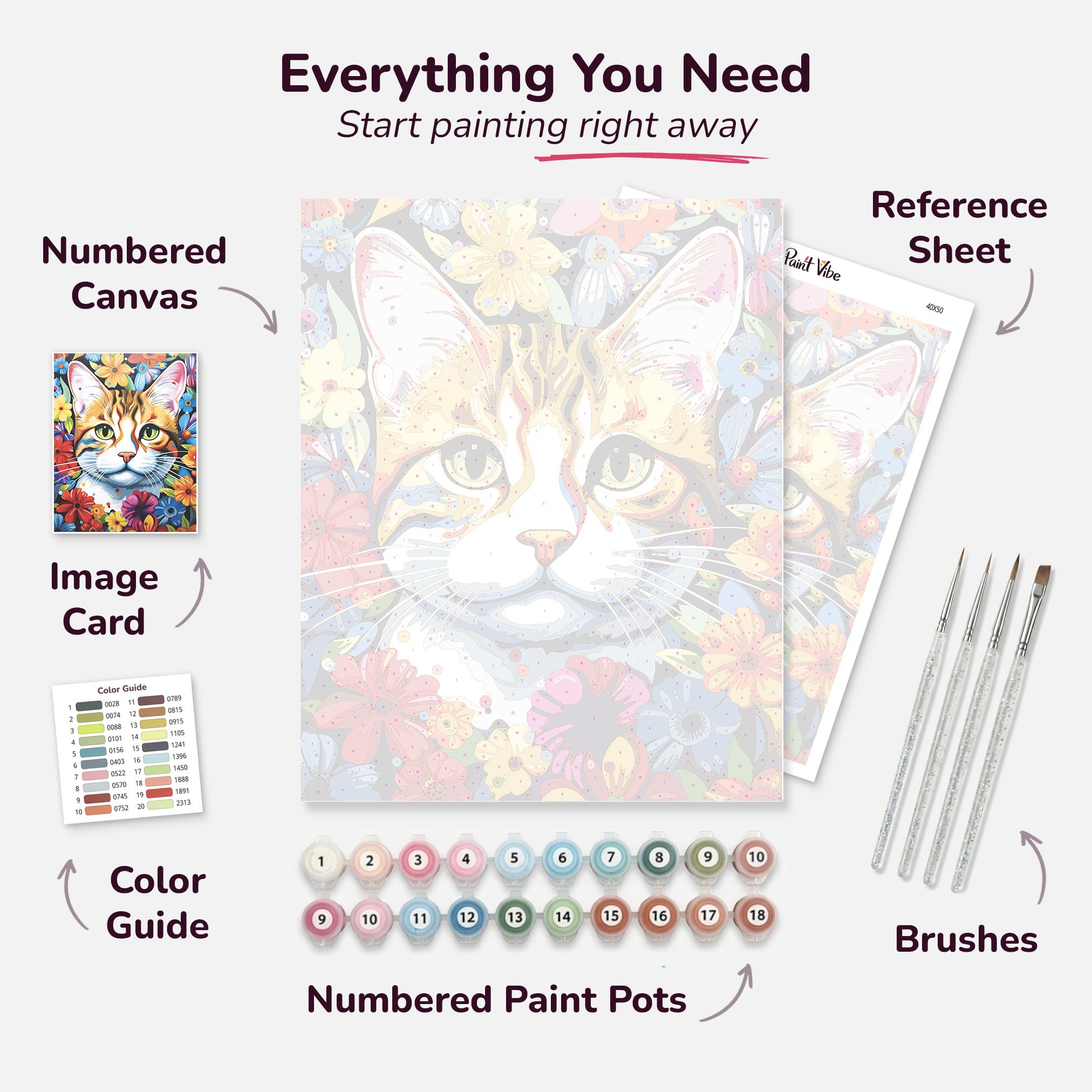 Floral Cat