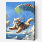 Skydiving Kitty