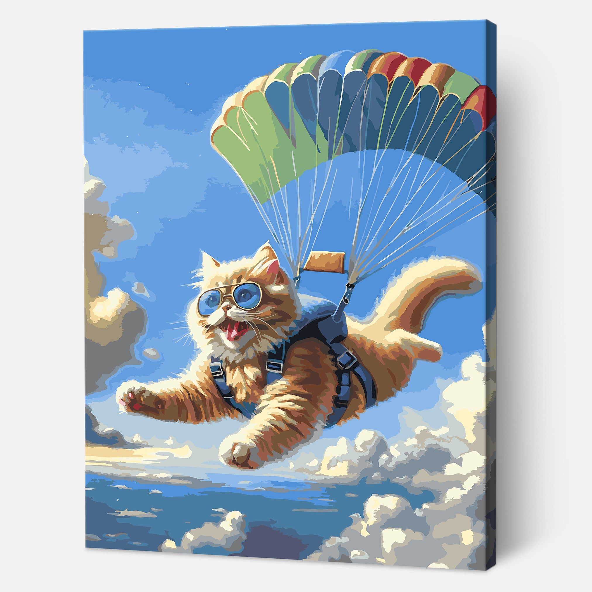 Skydiving Kitty